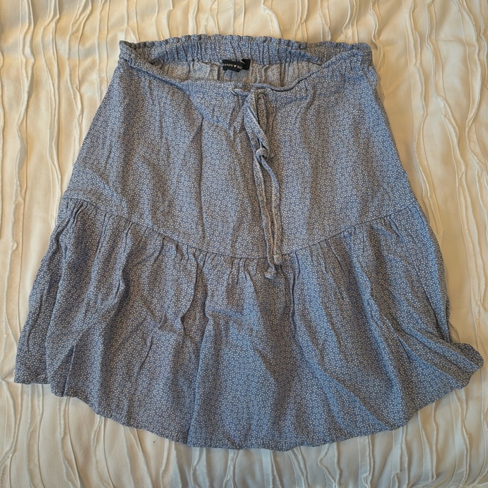 Brandy Melville Flower Mini Skirt